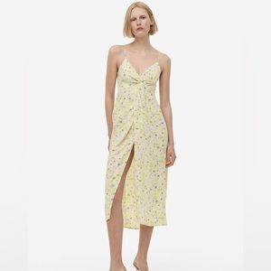 NWT Size XL H&M Floral twist front Cami dress